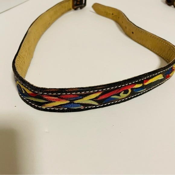 Gorgeous Unisex Belt -- Embroidered Colorful Rainbow Yard - Picture 4 of 9